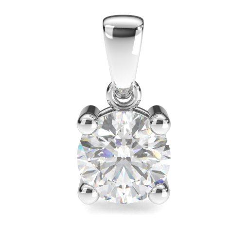 จี้เพชรแท้ Lab Grown Diamond เม็ดเดี่ยว 1 กะรัต ทรงคลาสสิค (1P9)