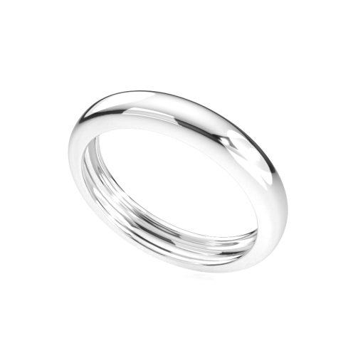 แหวน ผู้ชาย ทรงเกลี้ยง โค้งมน ปลอกมีด (1RG71)