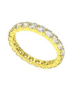 แหวนเพชรแท้ Lab Grown Diamond ผู้หญิง เพชรรอบนิ้ว ไซส์ 8 ตังค์ ทรงหนามเตยคู่ สไตล์โบราณ (1RG113)