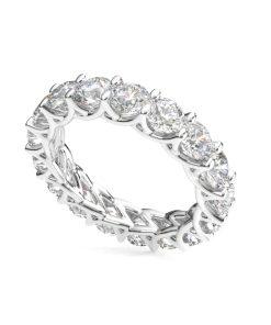 แหวนเพชรแท้ Lab Grown Diamond ผู้หญิง เพชรรอบนิ้ว ไซส์ 25 ตังค์ ทรงลวดถัก โมเดิร์น สไตล์เมืองนอก (1RG118)