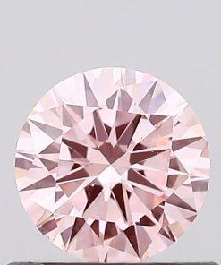 เพชรแท้ Lab Grown Diamond 0.51 กะรัต น้ำ PINK เกรด VS2 EX VG VG SL พร้อมเซอร์ IGI (1CER1323)