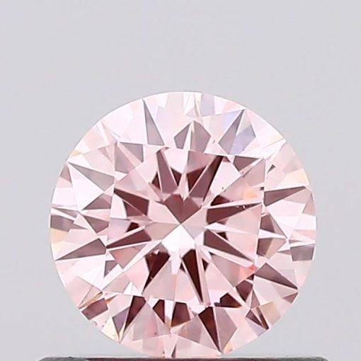 เพชรแท้ Lab Grown Diamond 0.51 กะรัต น้ำ PINK เกรด VS2 EX VG VG SL พร้อมเซอร์ IGI (1CER1323)