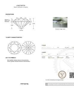 เพชรแท้ Lab Grown Diamond 3.00 กะรัต น้ำ 98 เกรด VVS2 EX EX EX N พร้อมเซอร์ IGI (1CER1372)