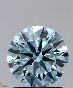 เพชรแท้ Lab Grown Diamond 1.10 กะรัต น้ำ GREENISH BLUE เกรด VS2 ID EX EX N พร้อมเซอร์ IGI (1CER619)