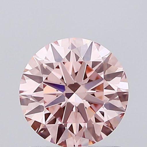 เพชรแท้ Lab Grown Diamond 1.02 กะรัต น้ำ PINK เกรด VS1 EX EX EX ST พร้อมเซอร์ IGI (1CER1584)
