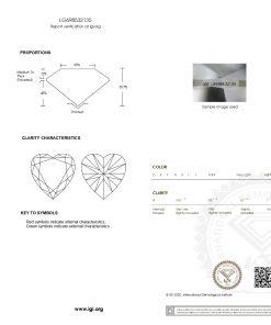 เพชรแท้ Lab Grown Diamond 2.00 กะรัต น้ำ 99 เกรด VVS2 VG VG N พร้อมเซอร์ IGI (1CER1733N)