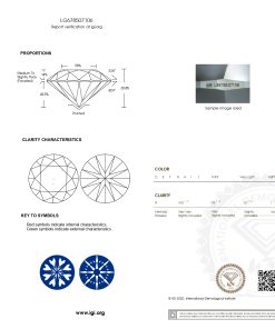 เพชรแท้ Lab Grown Diamond 3.00 กะรัต น้ำ 97 เกรด VS2 ID EX EX N พร้อมเซอร์ IGI (1CER1818)