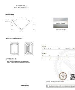เพชรแท้ Lab Grown Diamond 2.50 กะรัต น้ำ 99 เกรด VS2 EX EX N พร้อมเซอร์ IGI (1CER1839N)