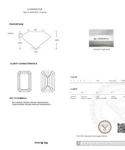เพชรแท้ Lab Grown Diamond 1.54 กะรัต น้ำ 99 เกรด VVS2 EX EX N พร้อมเซอร์ IGI (1CER1793N)