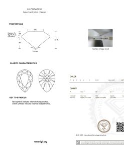 เพชรแท้ Lab Grown Diamond 3.01 กะรัต น้ำ 100 เกรด VVS2 EX EX N พร้อมเซอร์ IGI (1CER1800)