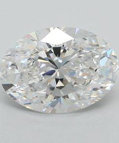 เพชรแท้ Lab Grown Diamond 3.05 กะรัต น้ำ 100 เกรด VVS2 EX EX N พร้อมเซอร์ IGI (1CER1917)