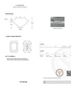 เพชรแท้ Lab Grown Diamond 2.00 กะรัต น้ำ 98 เกรด VS2 EX EX N พร้อมเซอร์ IGI (1CER1891)
