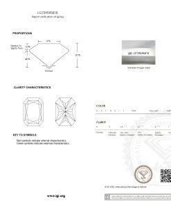 เพชรแท้ Lab Grown Diamond 2.02 กะรัต น้ำ 100 เกรด VVS2 EX EX N พร้อมเซอร์ IGI (1CER1893)