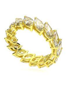 แหวนเพชรแท้ Lab Grown Diamond ผู้หญิง เพชรรอบนิ้ว 30 ตังค์ มาคี Eternity (1RG120)