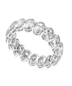 แหวนเพชรแท้ Lab Grown Diamond ผู้หญิง เพชรรอบนิ้ว 30 ตังค์ โอวอล Eternity (1RG123)