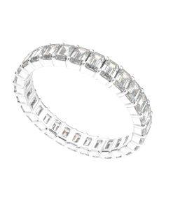 แหวนเพชรแท้ Lab Grown Diamond ผู้หญิง เพชรรอบนิ้ว 8 ตังค์ เอเมอรอล Eternity (1RG129)