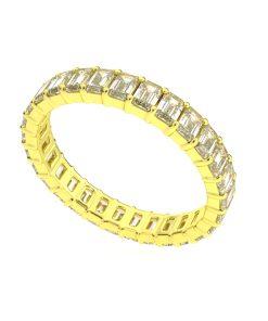 แหวนเพชรแท้ Lab Grown Diamond ผู้หญิง เพชรรอบนิ้ว 8 ตังค์ เอเมอรอล Eternity (1RG129)