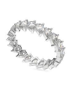 แหวนเพชรแท้ Lab Grown Diamond ผู้หญิง เพชรรอบนิ้ว 10 ตังค์ หยดน้ำ Eternity (1RG133)