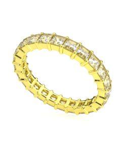 แหวนเพชรแท้ Lab Grown Diamond ผู้หญิง เพชรรอบนิ้ว 10 ตังค์ ปริ๊นเซส Eternity (1RG137)