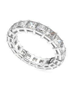 แหวนเพชรแท้ Lab Grown Diamond ผู้หญิง เพชรรอบนิ้ว 30 ตังค์ ปริ๊นเซส Eternity (1RG138)