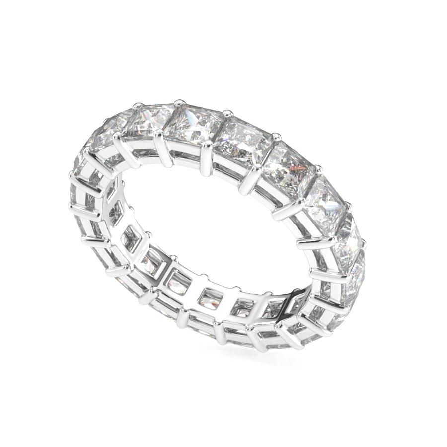 แหวนเพชรแท้ Lab Grown Diamond ผู้หญิง เพชรรอบนิ้ว 30 ตังค์ ปริ๊นเซส Eternity (1RG138)