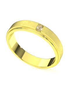 Alternative view of แหวน ผู้ชาย เอเมอรอลคัท 8 ตังค์ ตัวเรือนพ่นทราย เนื้อแหวนตัน (1RG143)