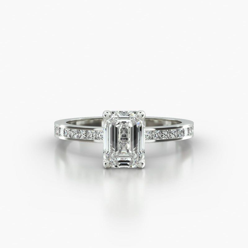 EMERALD OR RADIANT CHANNEL FOUR TULIP BASKET - A