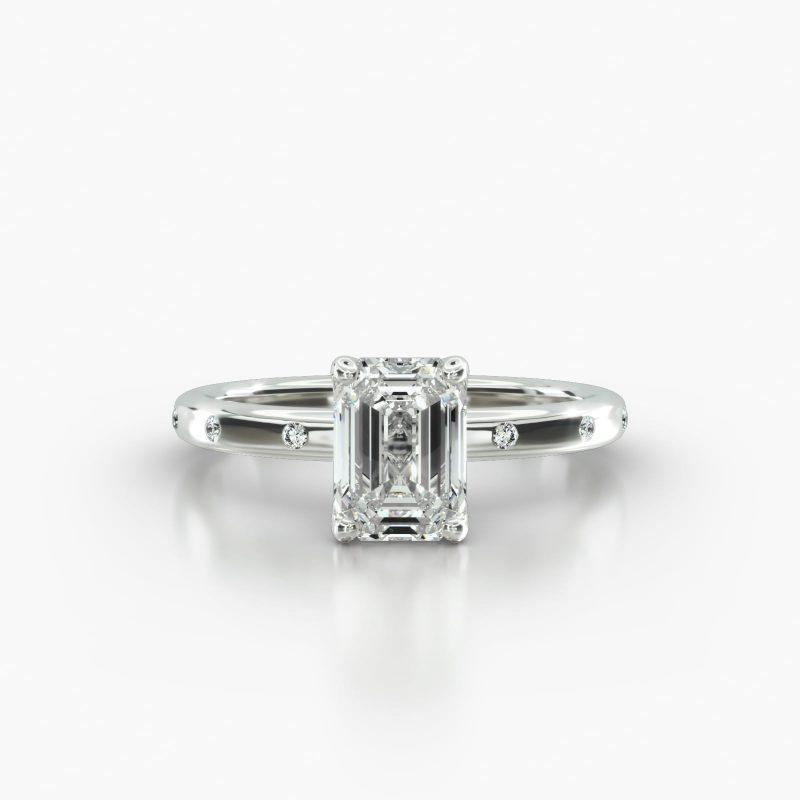 EMERALD OR RADIANT GYPSY FOUR TULIP BASKET - A