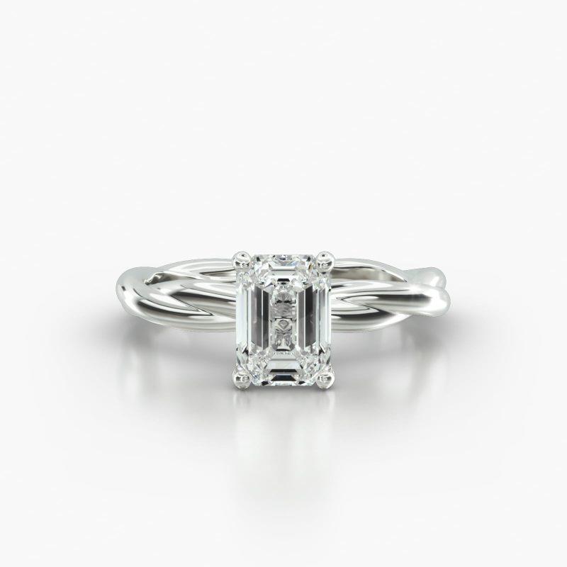 EMERALD OR RADIANT TWIST SURPRISE DIAMOND - A