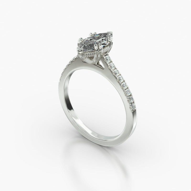 MARQUISE CATHEDRAL VINTAGE BASKET - B