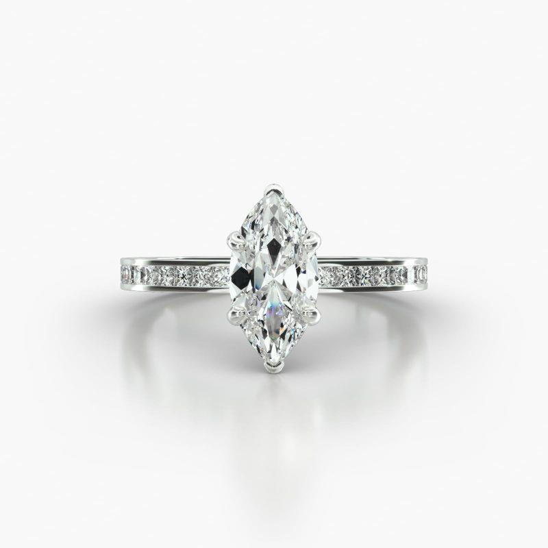 MARQUISE CHANNEL SURPRISE DIAMOND - A