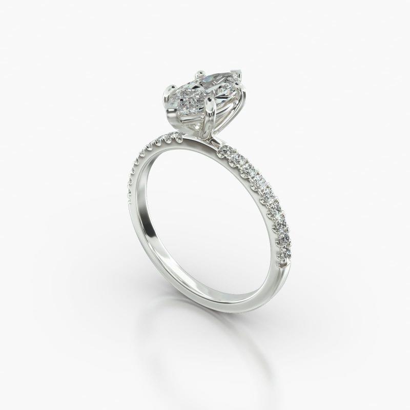 MARQUISE MACRO PAVE CLASSIC BASKET - B