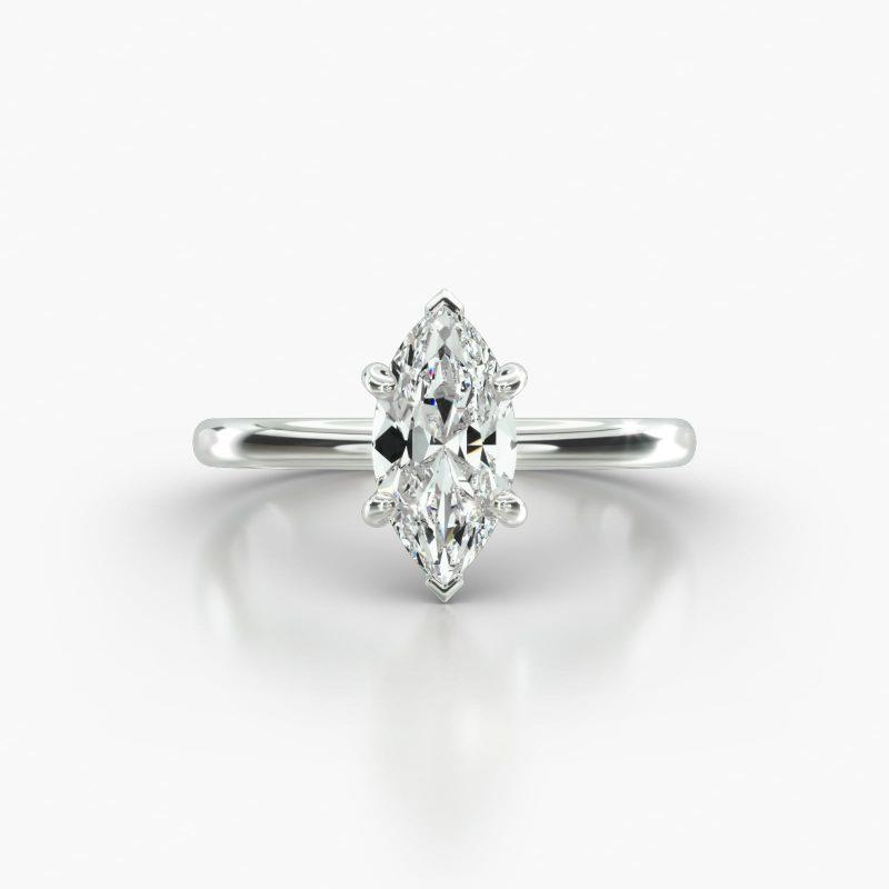 MARQUISE SOLITAIRE CLASSIC BASKET - A