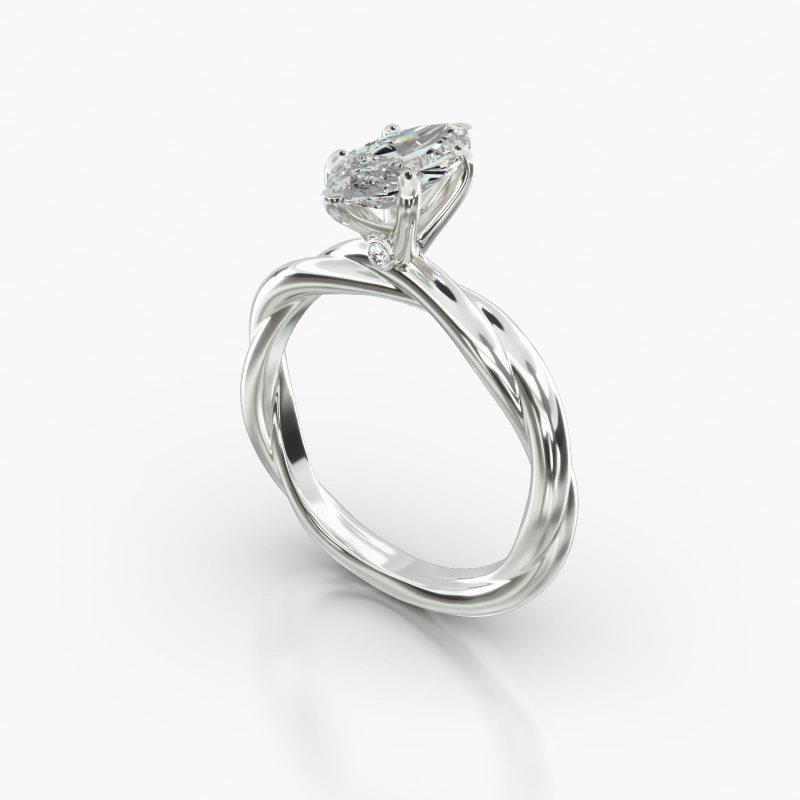MARQUISE TWIST SURPRISE DIAMOND - B