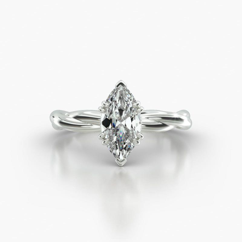 MARQUISE TWIST VINTAGE BASKET - A