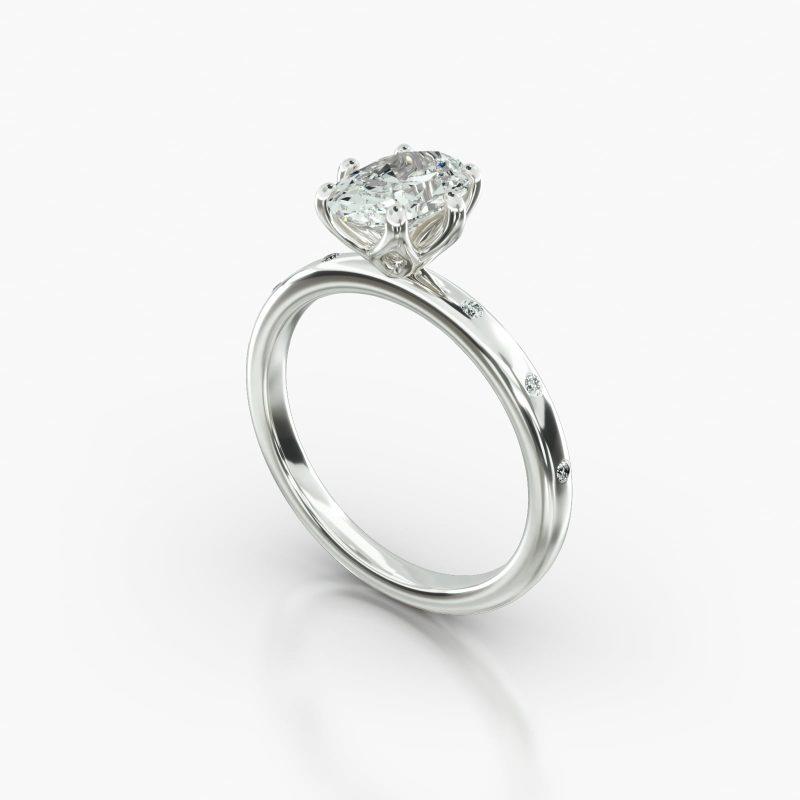 OVAL GYPSY SIX TULIP BASKET - B