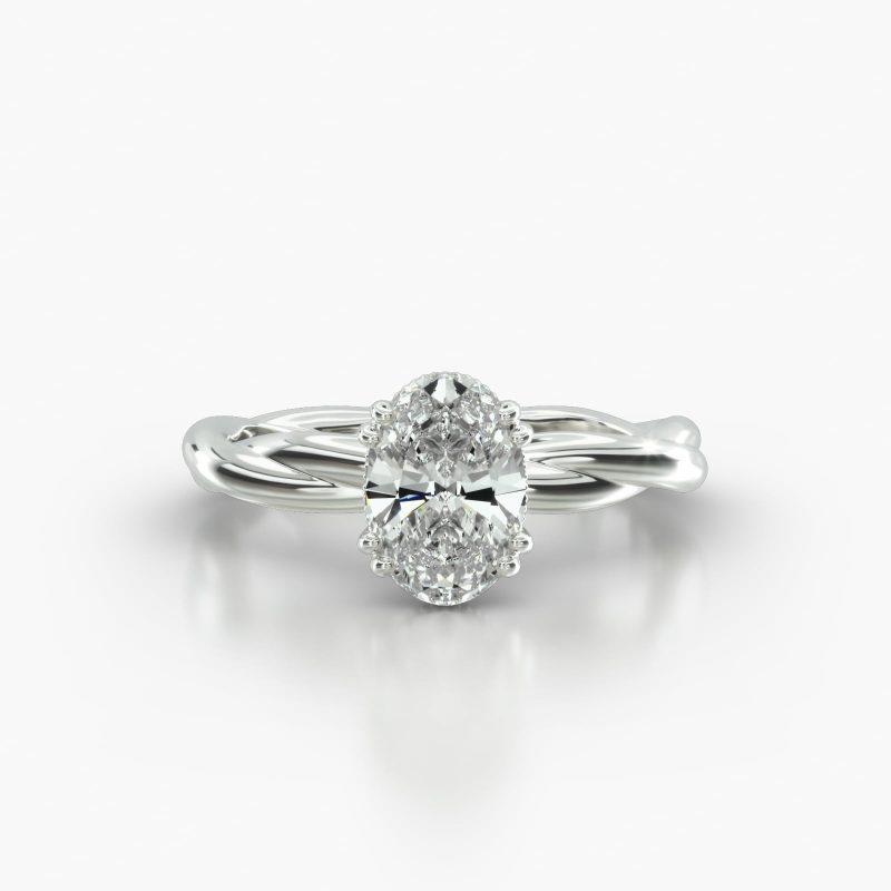 OVAL TWIST VINTAGE BASKET - A