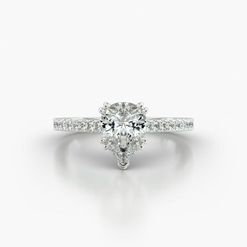 PEAR CATHEDRAL VINTAGE BASKET - A