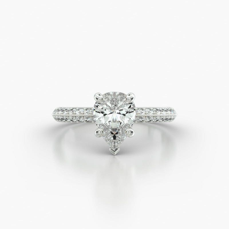 PEAR KNIFE PAVE CLASSIC PAVE BASKET - A