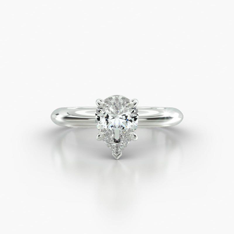 PEAR KNIFE SOLITAIRE CLASSIC BASKET - A