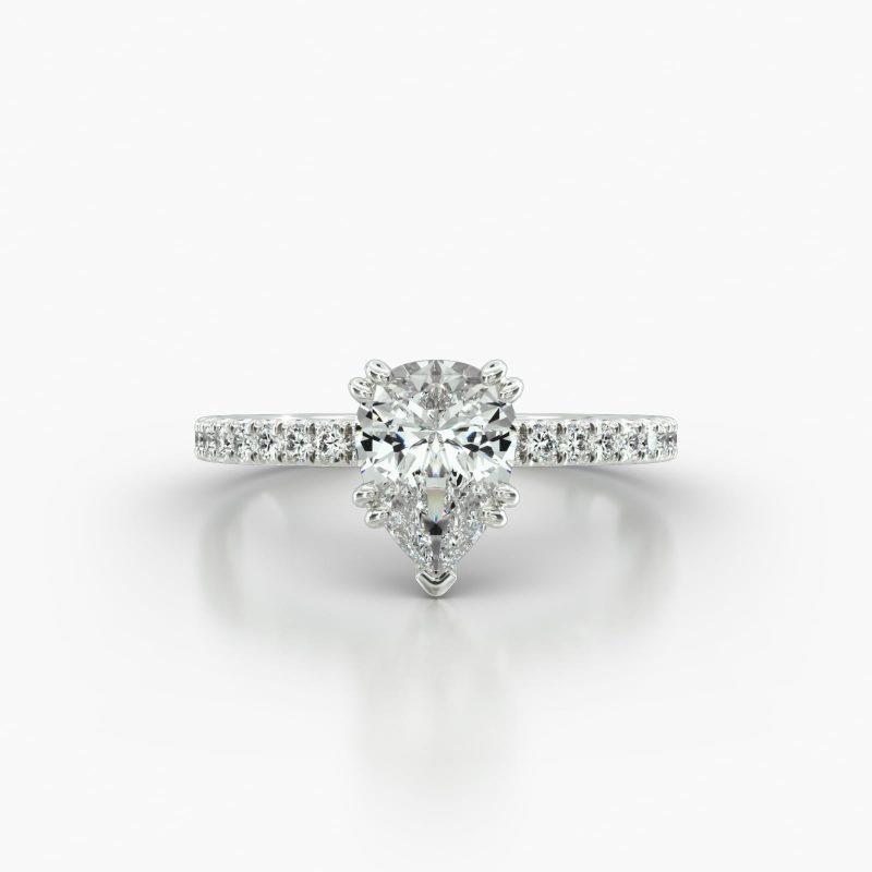 PEAR MACRO PAVE VINTAGE BASKET - A