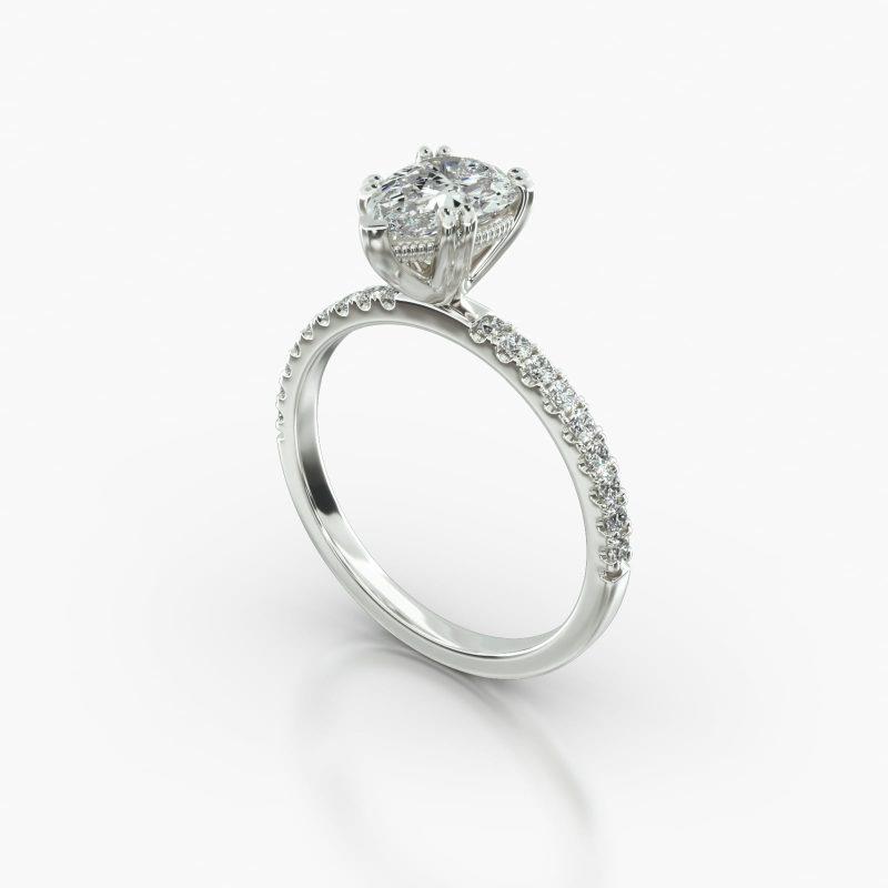 PEAR MACRO PAVE VINTAGE BASKET - B