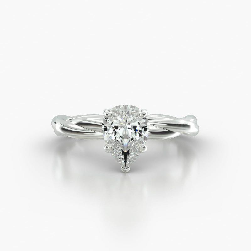 PEAR TWIST SURPRISE DIAMOND - A