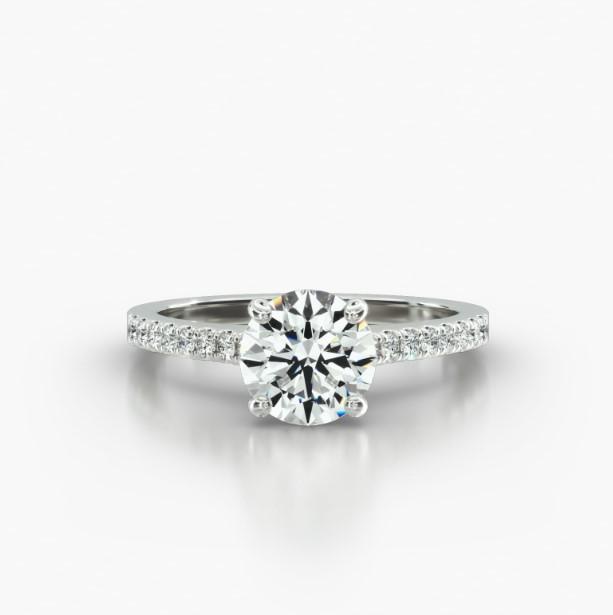 ROUND CATHEDRAL SURPRISE DIAMOND - A