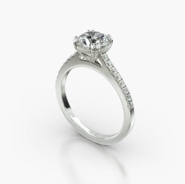 ROUND CATHEDRAL VINTAGE BASKET - B