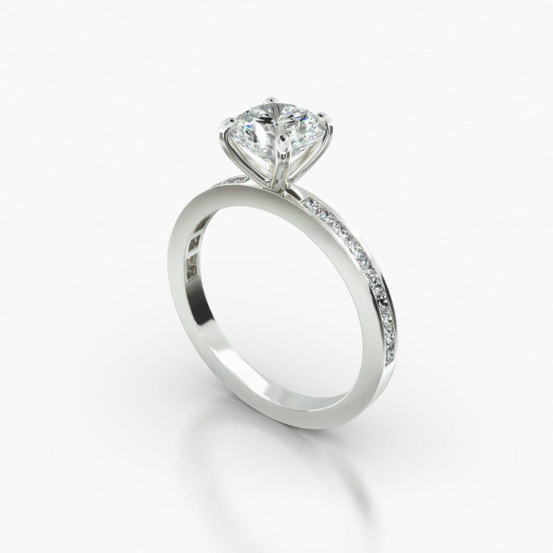 ROUND CHANNEL FOUR PRONG - B