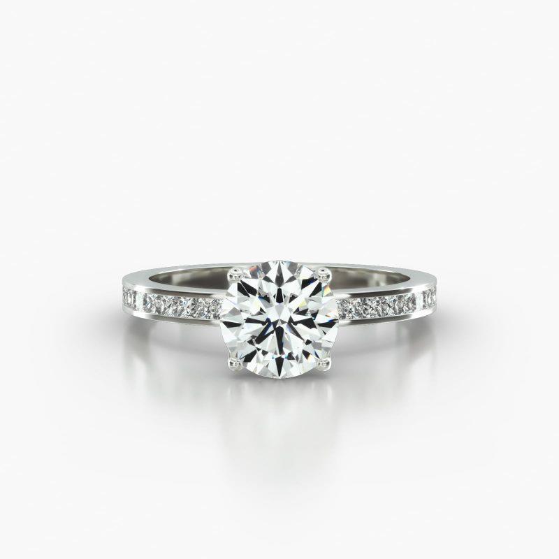 ROUND CHANNEL FOUR TULIP BASKET - A