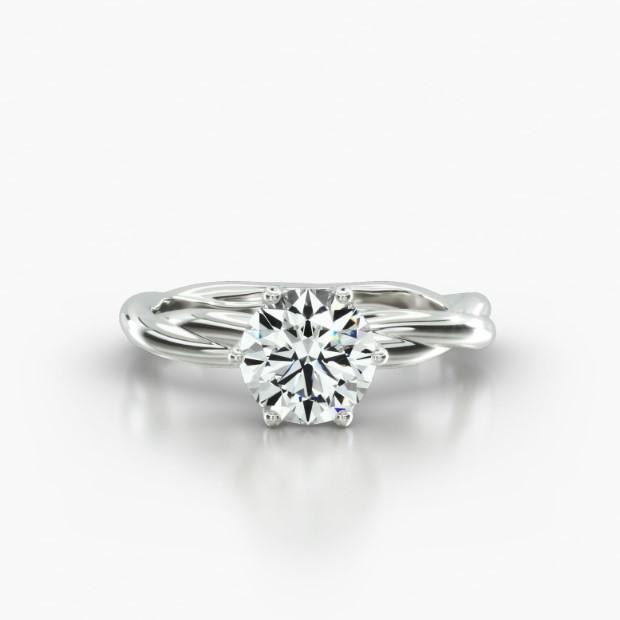 ROUND TWIST SIX TULIP BASKET - A