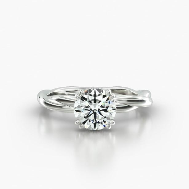 ROUND TWIST VINTAGE BASKET - A