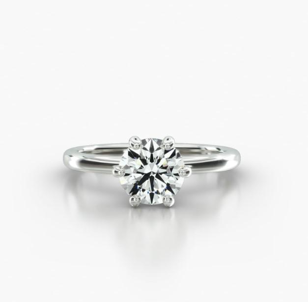 SOLITAIRE SIX PRONG-A